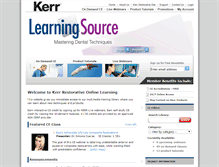 Tablet Screenshot of kerrlearningsource.com
